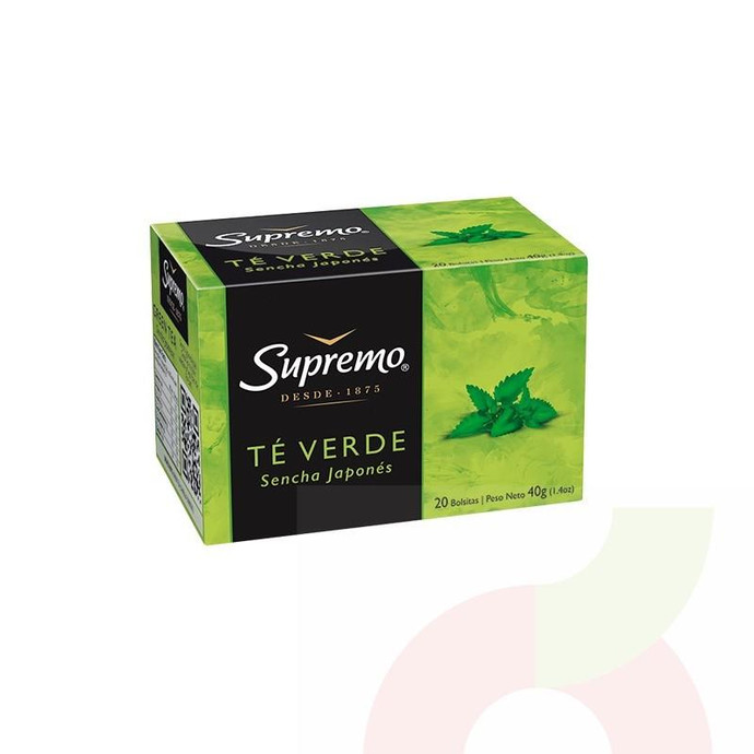 Té Verde Sencha Japonés Supremo 20 Unidades 40Gr  - Té Verde Sencha Supremo 20 Unid