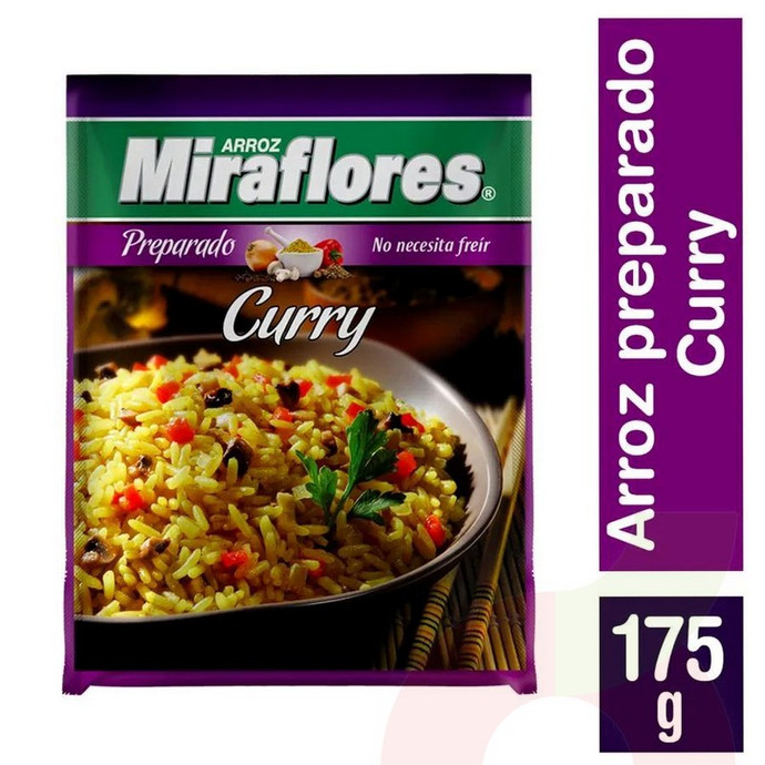 Arroz Especial Preparado Al Curry Miraflores 210Gr - Arroz Curry.jpg