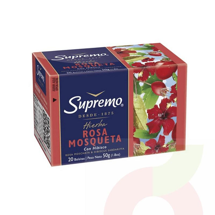 Hierba Rosa Mosqueta Supremo 20 Unidades 50Gr  - Hierba Rosa Mosqueta Supremo 20 Unid