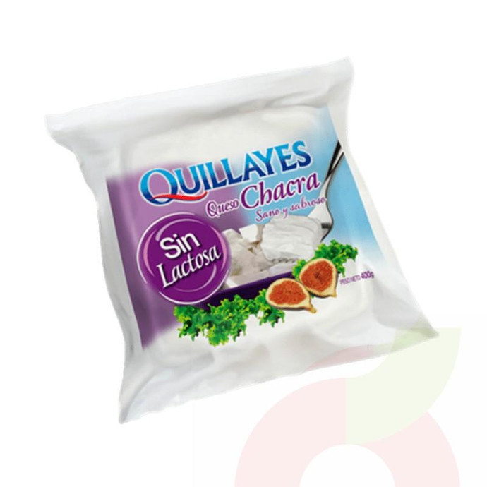 Queso Chacra Sin Lactosa Quillayes 400Gr - Queso Chacra Sin Lactosa-Quillayes 400Gr
