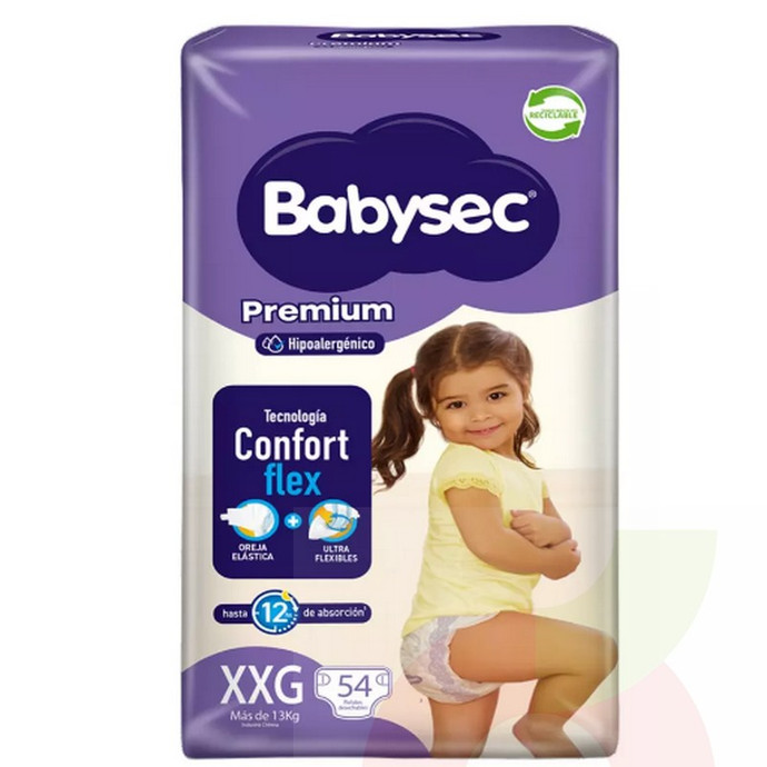 Pañales Babysec Premium XXG 54U  - Pañales xxg babysec.jpg