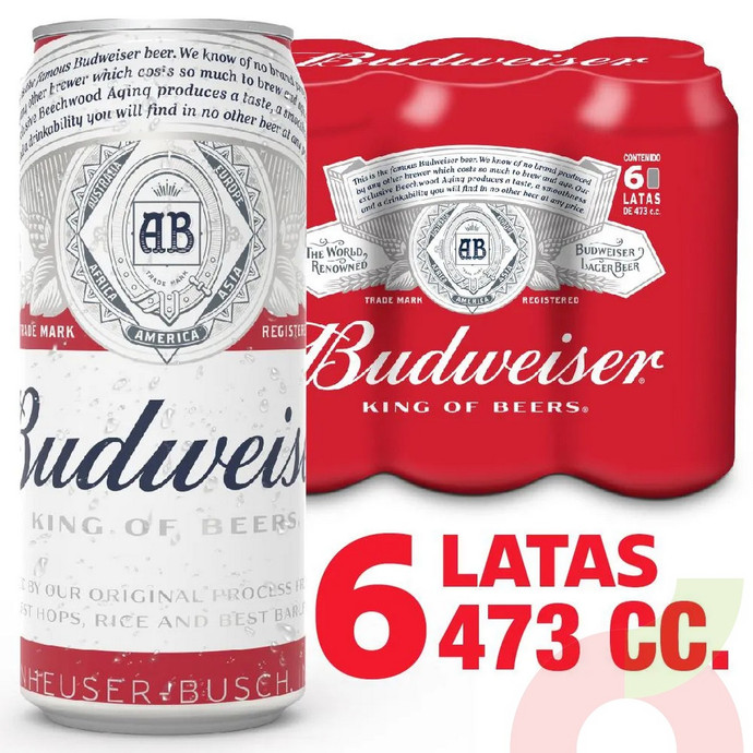Pack Cerveza Budweiser 473Cc 6 Unidades - pack 6 de 473.JPG