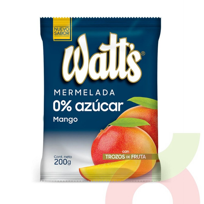 Mermelada Mango 0% Azúcar Watts 200Gr - 7802810011824.JPG