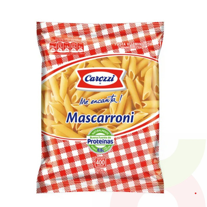 Pasta Mascarroni Carozzi 400Gr - mascaroni carozzi 11.jpg