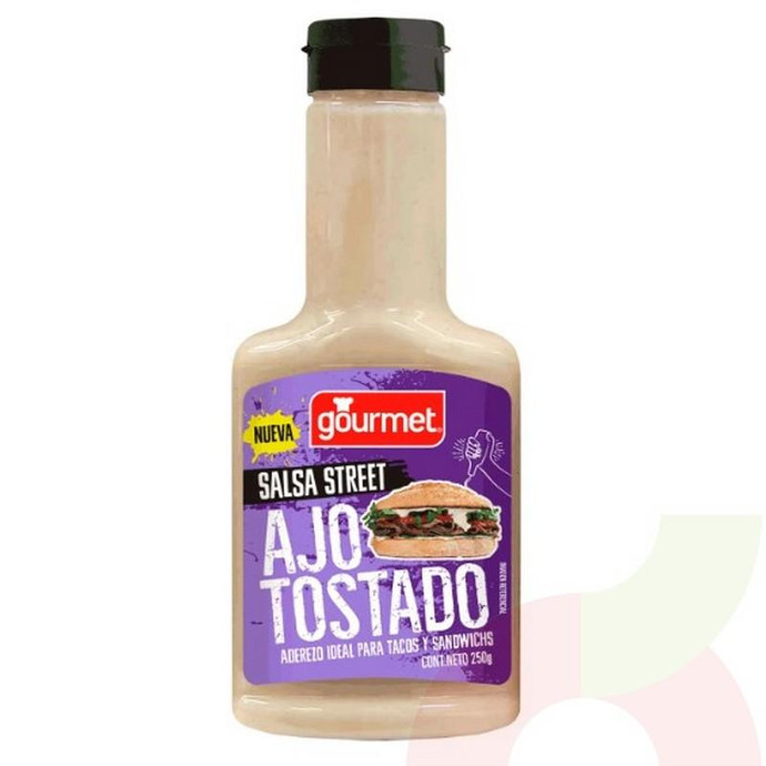Salsa Street Ajo Tostado Gourmet 250Gr - Salsa Street Ajo Tostado-Gourmet 250Gr