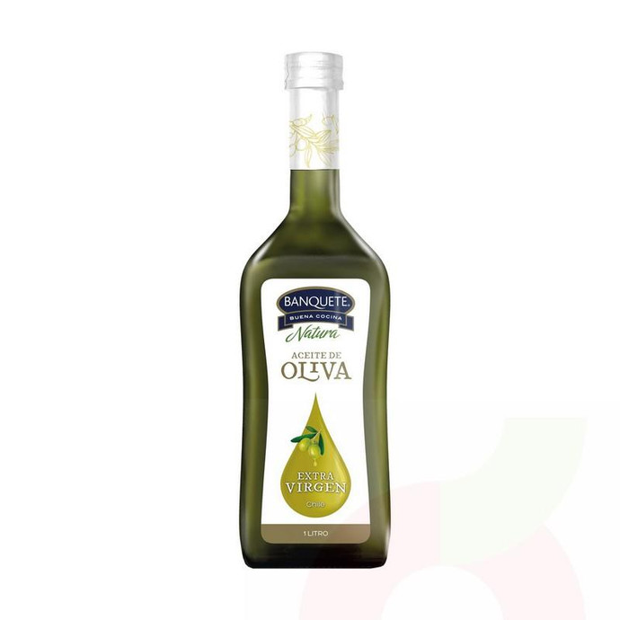 Aceite de Oliva Extra Virgen Banquete 1Lt - Aceite De Oliva Banquete 1L