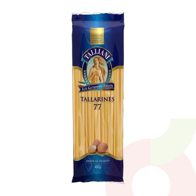 Pasta Tallarin Con Huevos Frescos N°77 Talliani 400Gr - Pasta Tallarin Con Huevos Frescos N°77 Talliani 400Gr