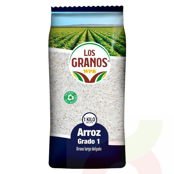 Arroz Grado 1 Los Granos 1Kg  - LOS GRANOS ARROZ 1.jpg