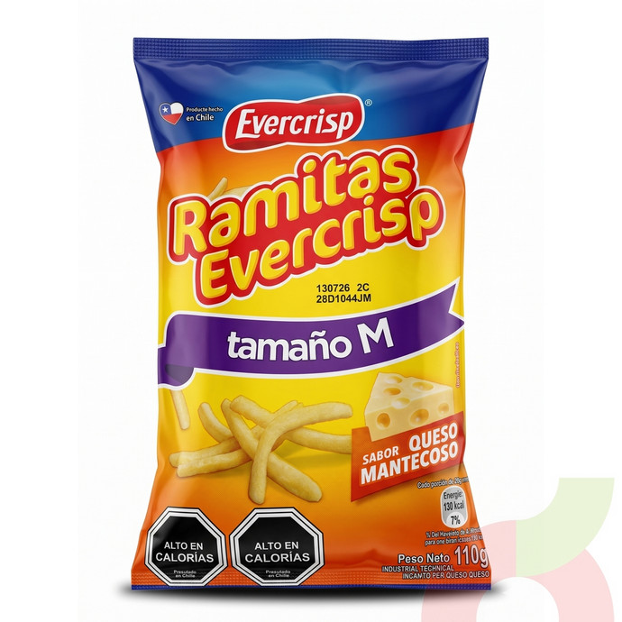 Ramitas M Queso Mantecoso Evercrisp 110Gr - Ramitas M Queso Mantecoso Evercrisp 110Gr.JPG