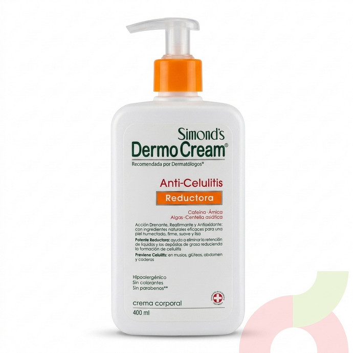 Crema Corporal Reductora Anti Celulitis Simonds 400Ml - Crema Corporal Reductora Anti Celulitis Simonds 400Ml.JPG