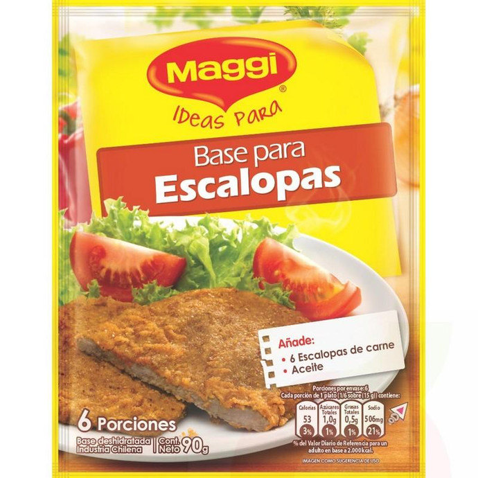 Base Escalopas Maggi 90Gr - Base Escalopas Maggi 90Gr