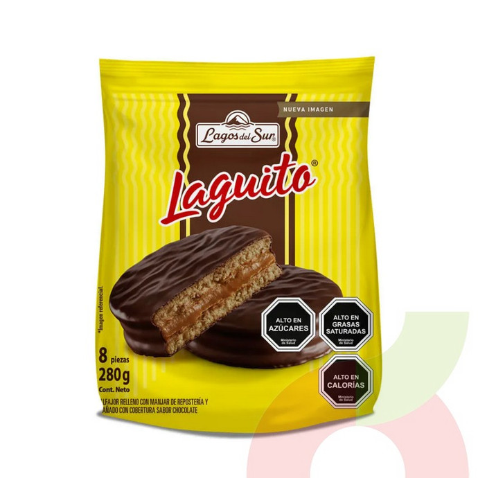 Alfajores Laguito Lagos del Sur 280Gr 8 Unidades - 7803400001119.JPG