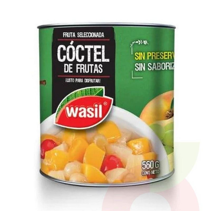 Cóctel de Frutas Wasil 560Gr - Cocktail De Frutas Wasil 560Gr