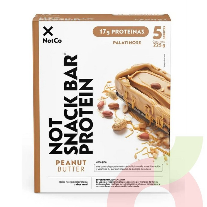 Barra de Proteína NotSnack Bar Peanut Butter 45gr 5Und - 7804659651513.JPG