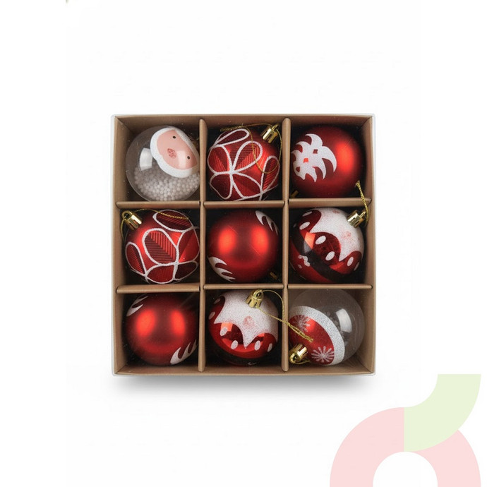 Set de 9 Esferas de Navidad Surtidas 6Cm - 5609007740497.JPG