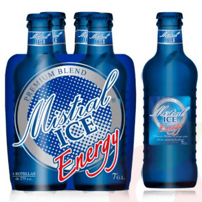 Cóctel Energy Mistral Ice 275Cc 4 Unidades - Mistral Ice Energy 7° 275Cc 4 Unid
