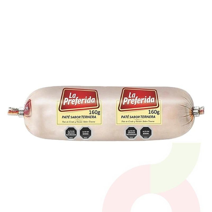 Paté de Ternera La Preferida 160gr - Pate De Ternera Lp 160Gr