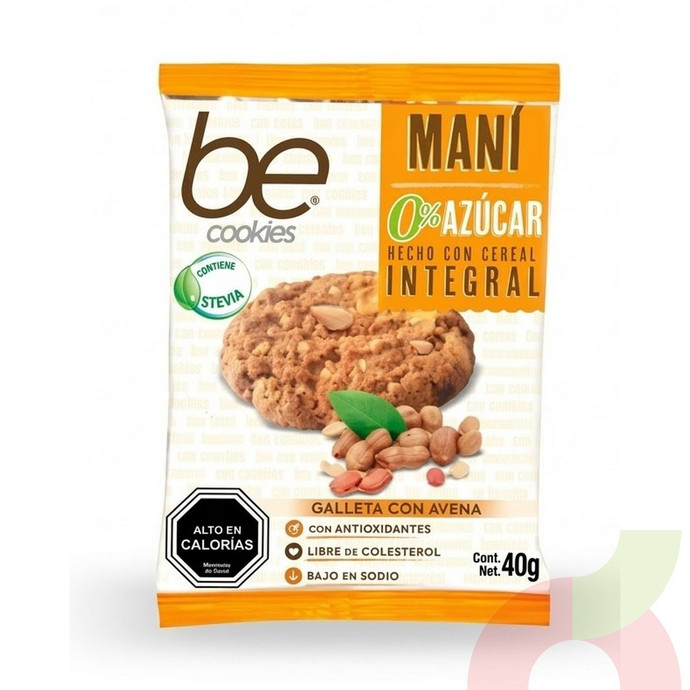 Galleta Maní 0% Azúcar Be Cookies 40Gr - Galleta Maní Be Cookies 40Gr.JPG