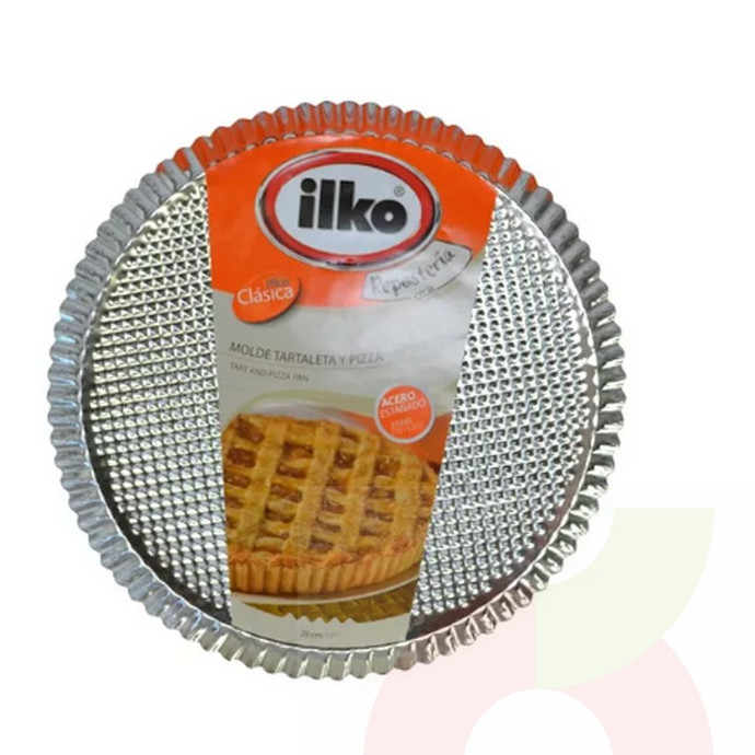 Molde Redondo Kuchen Pizza 28 cm Ilko - molde redondo  ilko .jpg