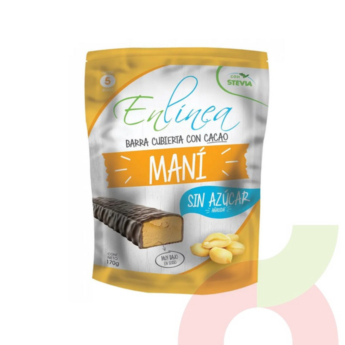 Barras Cubierta con Cacao y Maní En Línea 170Gr 5 Unidades - 7804000002742.JPG