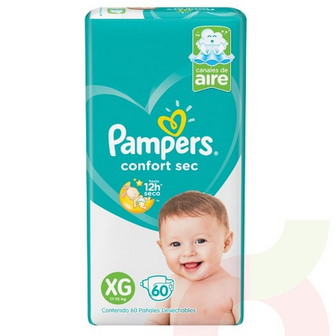 Pañales Pampers Comfort Sec XG 60 Unidades - 7500435113335.JPG