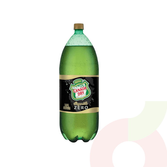 Bebida Zero Ginger Ale Canada Dry 3Lt - Bebida 3Lt Zero Ginger