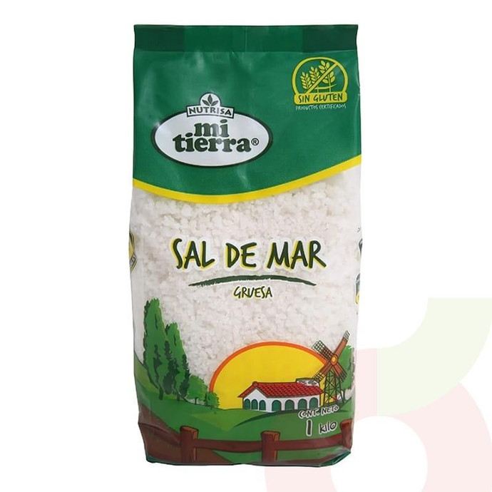 Sal de Mar Gruesa Mi Tierra Nutrisa 1Kg - Sal De Mar Gruesa Mi Tierra Nutrisa 1Kg