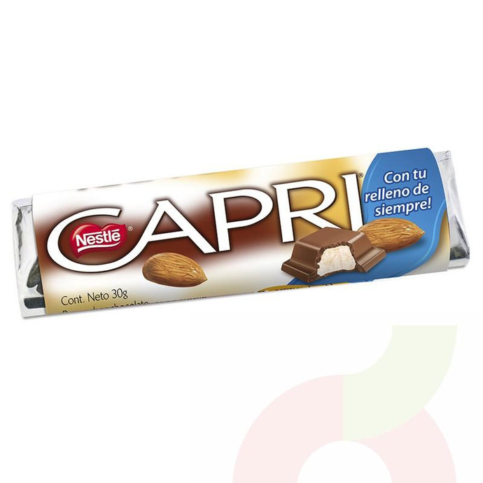 Chocolate Relleno De Almendra Capri Nestlé 30Gr - Chocolate Relleno De Almendra Capri, Nestlé 30Gr