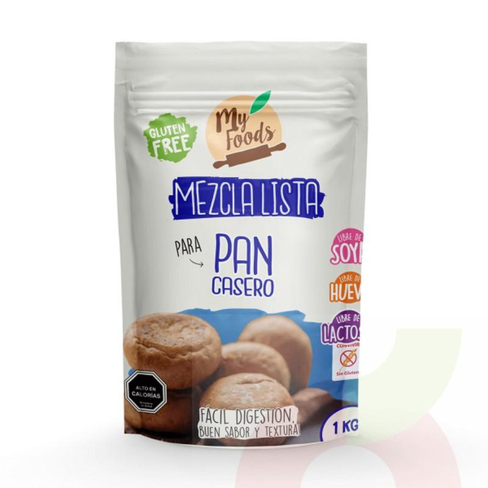 My Food Mezcla Pan Casero 1Kg - My Food Mezcla 1Kg Pan Casero