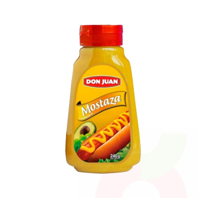 Mostaza Don Juan Squeeze 240Gr - Mostaza Don Juan Squeeze 240Gr