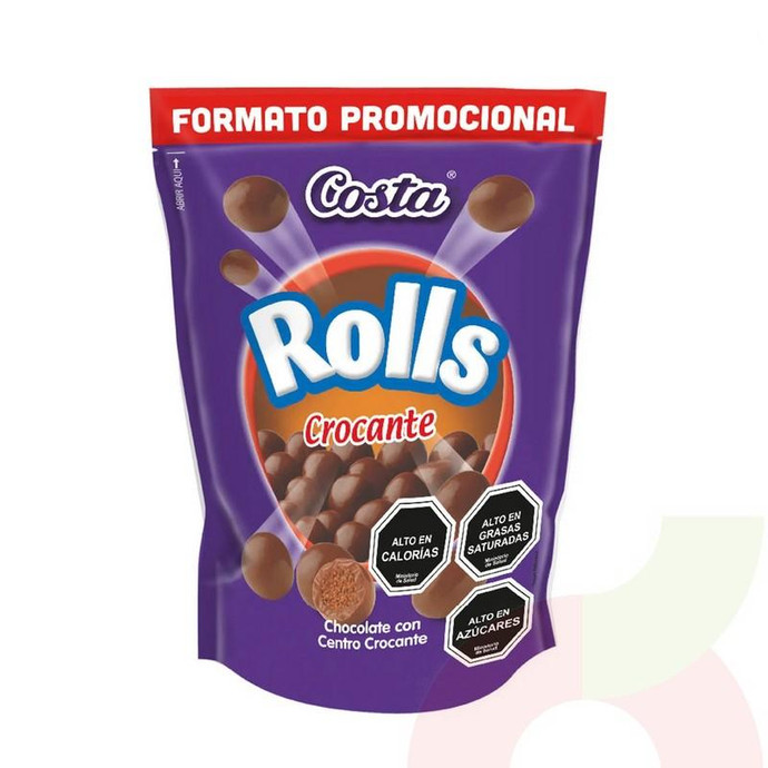 Rolls Crocante Costa 100Gr - Rolls 100Gr Crocante