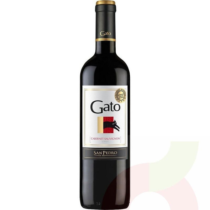 Vino Cabernet Sauvignon Gato 700Cc - Vino Cabernet Sauvignon-Gato 700Cc