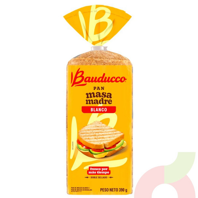 Pan de Masa Madre Blanco Bauducco 390Gr - 7891962064048 blanco.JPG