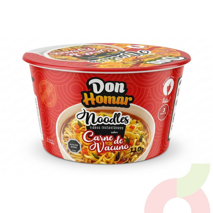 Fideos Instantáneos Carne Vacuno Don Homar 110Gr - Fideos Instantáneos Carne Vacuno Don Homar 110Gr.JPG