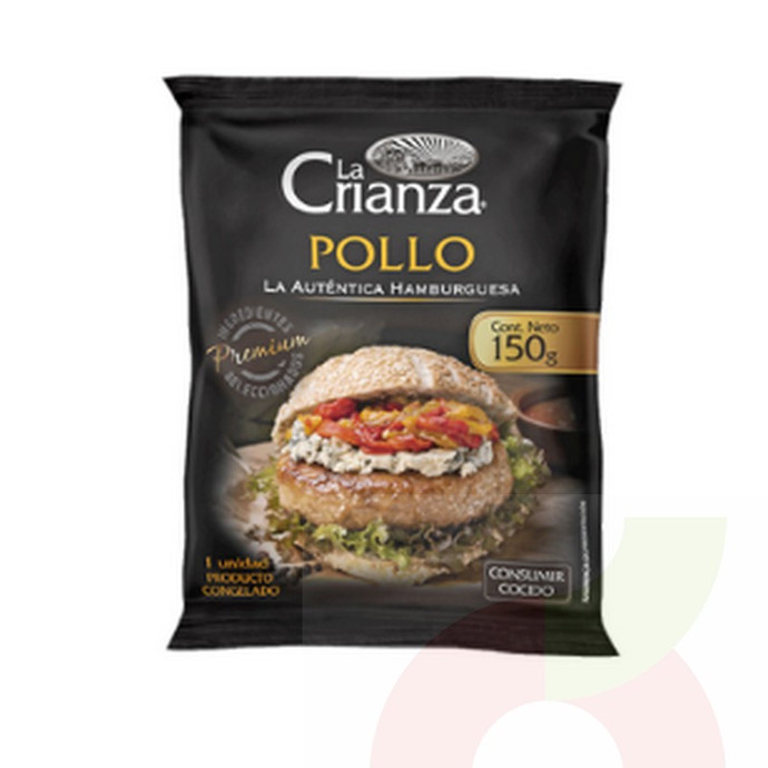 Hamburguesa de Pollo La Crianza 150Gr - Pollo La crianza.jpg
