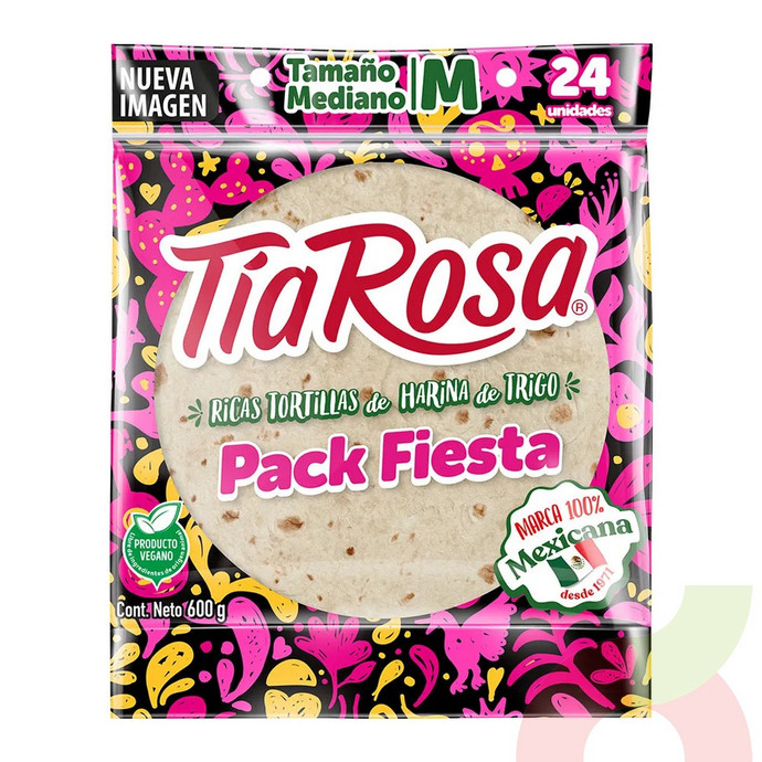 Tortilla Pack Fiesta M Tía Rosa 600Gr 24 Unidades - 7803403000188.JPG