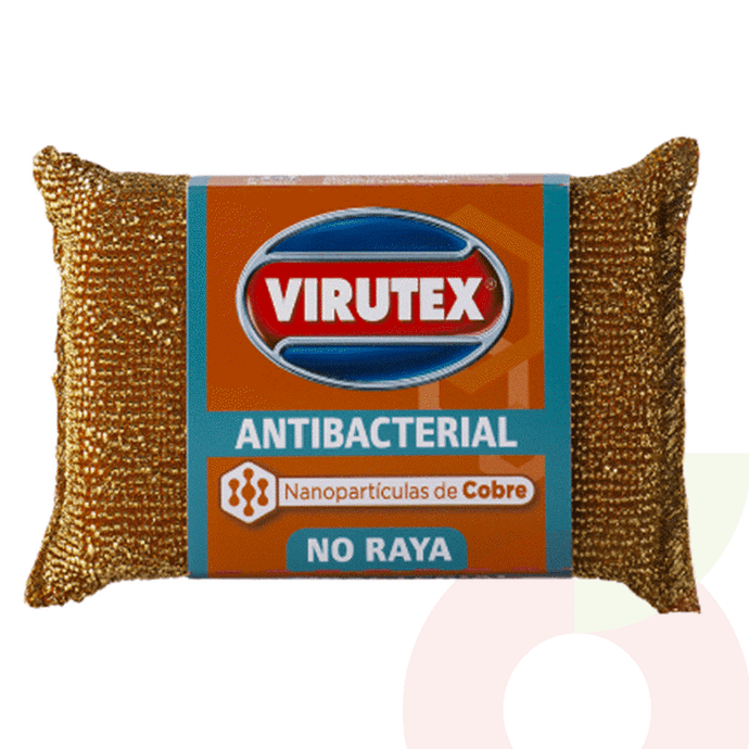 Esponja Cobre Antibacterial Virutex  - Esponja Cobre Antibacterial-Virutex
