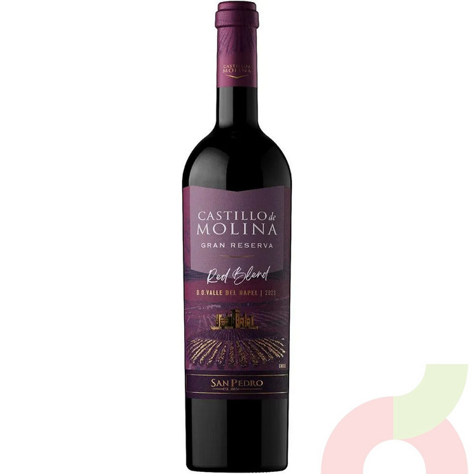 Vino Red Blend Gran Reserva Castillo de Molina 750Cc - Gran Reserva Red Blend.JPG