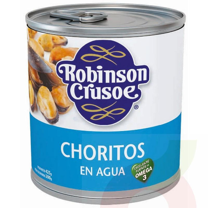 Chorito al Natural Robinson Crusoe 425Gr - Chorito Al Natural Robinson Crusoe 425Gr