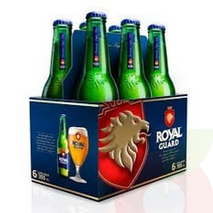 Cerveza Lager Royal Guard 355Cc 6 Unidades - Cerveza Royal 355Cc 6 Unid Lager