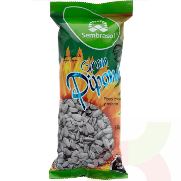 Pipas Tostadas Y Saladas Sembraol 230Gr - Pipas Tostadas Y Saladas-Sembrasol 230Grs