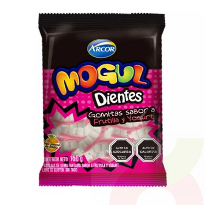Halloween Gomitas Dientes sabor Frutilla y Yogurt Mogul 150Gr - Gomitas dientes.jpg