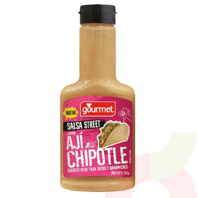 Salsa Street Ají Chipotle Gourmet 250Gr - Salsa Street Ají Chipotle-Gourmet 250Gr