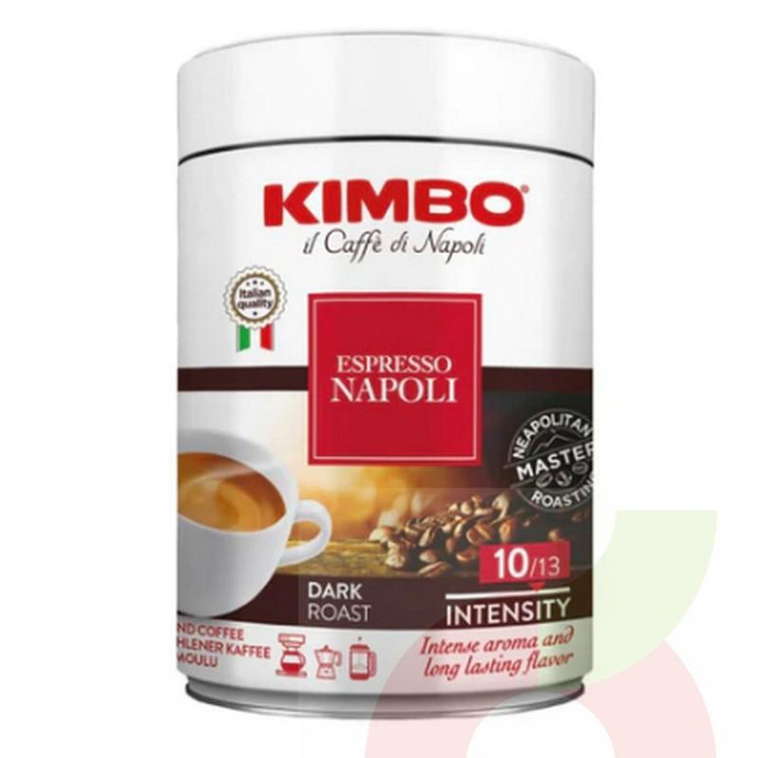 Café Dark Roast Napoli Espresso Kimbo 250Gr - Café Dark Roast-Kimbo Napoli Espresso 250Gr
