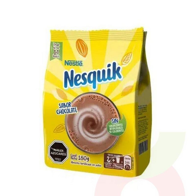 Nesquik Chocolate Nestlé 180Gr - Nesquik-Nestlé180Gr