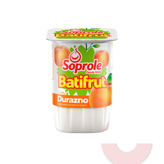 Yoghurt Batifrut Durazno Soprole 165Gr - soprole durazno 165 (2).JPG