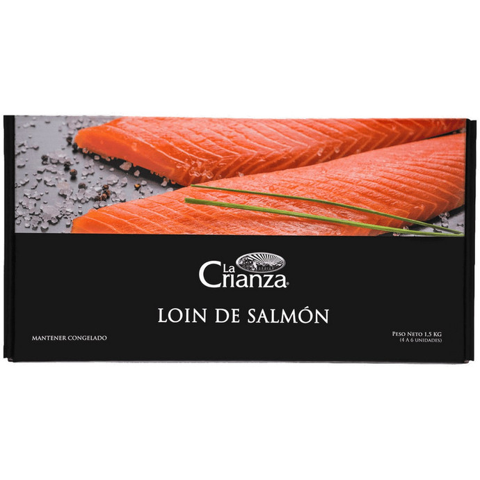 Loin de Salmón Congelado 1.5 Kg La Crianza   - La crianza 1.5 salmon (2).JPG