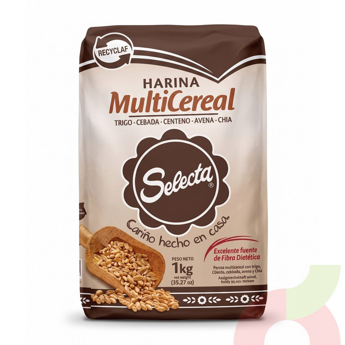 Harina Multicereal Selecta 1Kg - Harina Multicereal Selecta 1Kg.JPG