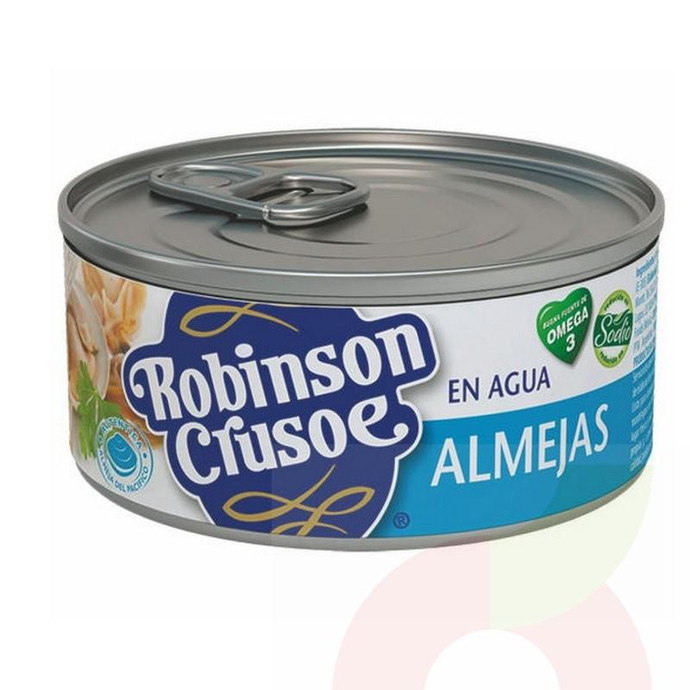Almejas al Natural Robinson Crusoe 190Gr - Almejas Al Natural Robinson Crusoe 190Gr