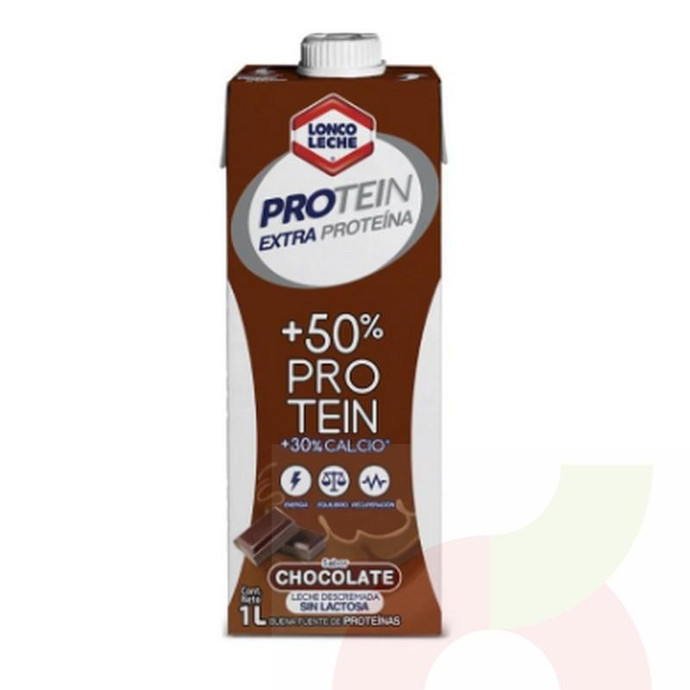 Leche con Cacao Descremada Sin Lactosa Protein 1Lt - Leche Descremada Sin Lactosa Protein 1Lt Chocolate